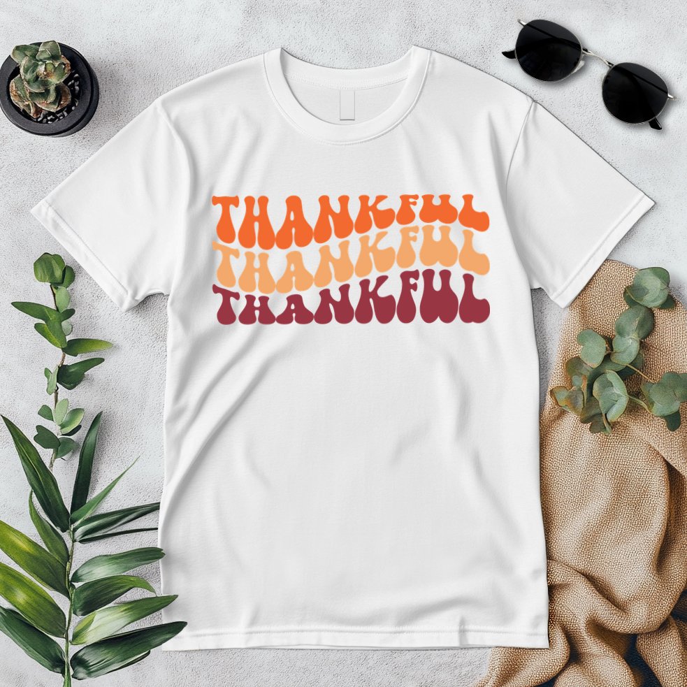 Thankful Retro Thanksgiving Premium T-Shirt