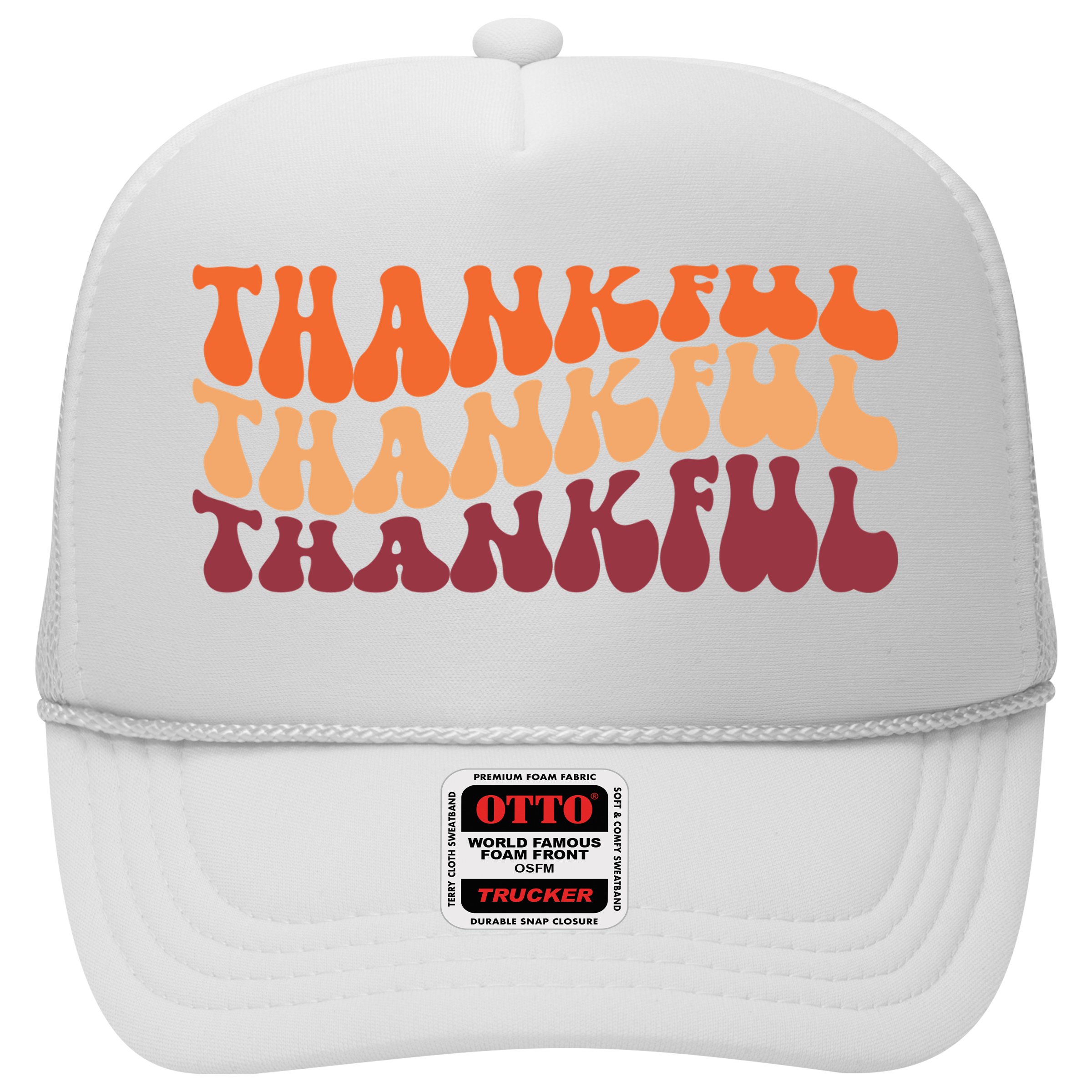 Thankful Retro Thanksgiving Hat