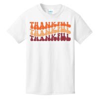 Thankful Retro Thanksgiving Kids T-Shirt