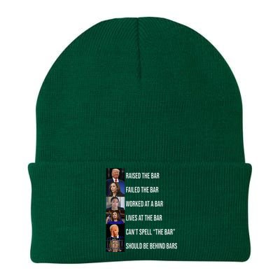 Trump Raised The Bar Failed The Bar Knit Cap Winter Beanie