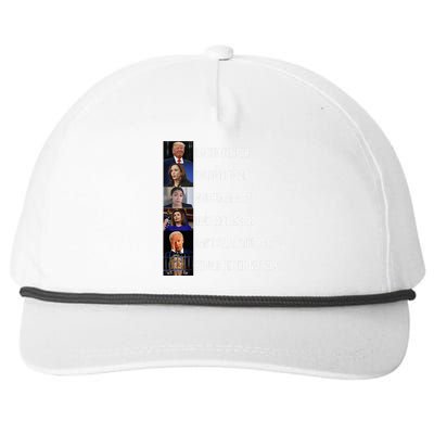 Trump Raised The Bar Failed The Bar Snapback Five-Panel Rope Hat