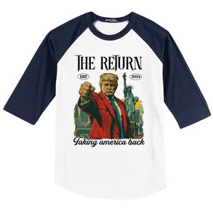 The Return Taking America Back Baseball Sleeve Shirt