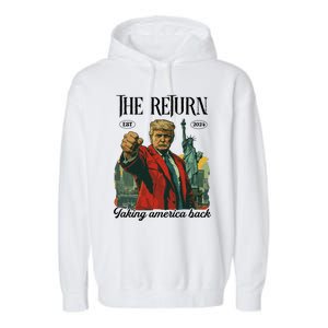 The Return Taking America Back Garment-Dyed Fleece Hoodie