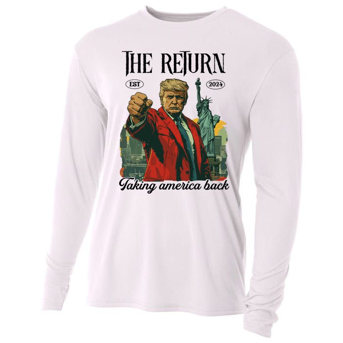 The Return Taking America Back Cooling Performance Long Sleeve Crew