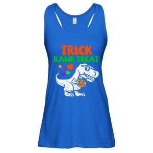 Trick Rawr Treat Dinosaur Trex Halloween Gift Ladies Essential Flowy Tank