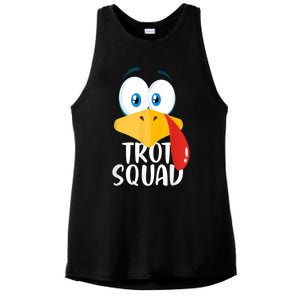 Thanksgiving Running Turkey Trot Squad Ladies PosiCharge Tri-Blend Wicking Tank