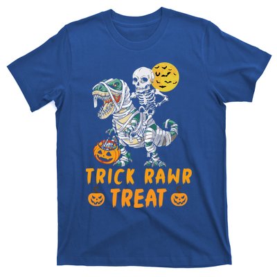 Trick Rawr Treat Dinosaur Trex Halloween Cool Gift T-Shirt