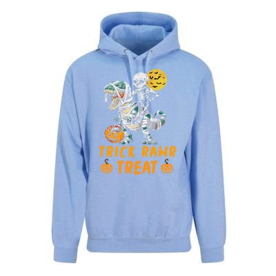 Trick Rawr Treat Dinosaur Trex Halloween Cool Gift Unisex Surf Hoodie