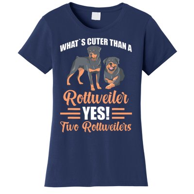 Two Rottweilers Women's T-Shirt