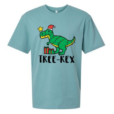 Tree Rex Trex Dino Funny Xmas Boy Christmas Toddler Gift Sueded Cloud Jersey T-Shirt