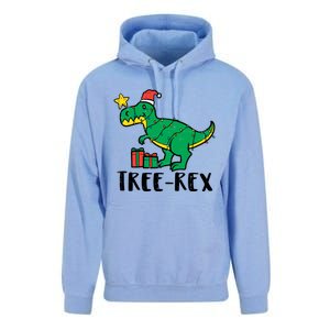 Tree Rex Trex Dino Funny Xmas Boy Christmas Toddler Gift Unisex Surf Hoodie