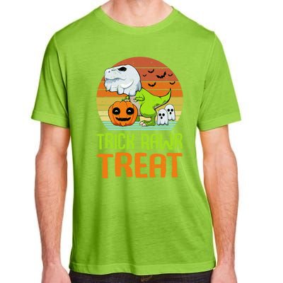 Trick Rawr Treat Funny Dinosaur TRex Halloween Costume Gift Adult ChromaSoft Performance T-Shirt