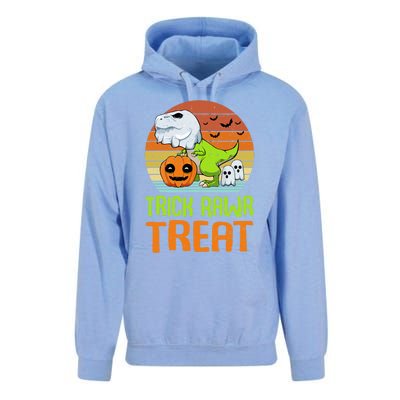 Trick Rawr Treat Funny Dinosaur TRex Halloween Costume Gift Unisex Surf Hoodie