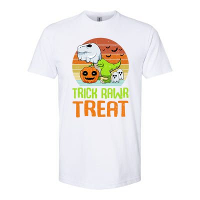 Trick Rawr Treat Funny Dinosaur TRex Halloween Costume Gift Softstyle CVC T-Shirt