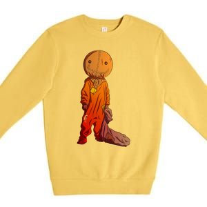 Sam Treat Or Trick Halloween Premium Crewneck Sweatshirt