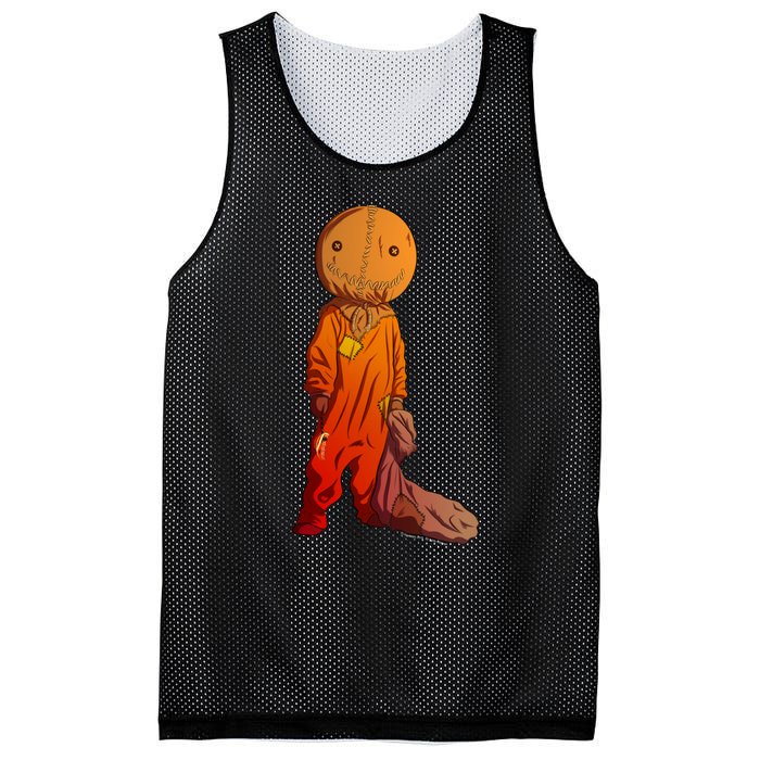 Sam Treat Or Trick Halloween Mesh Reversible Basketball Jersey Tank