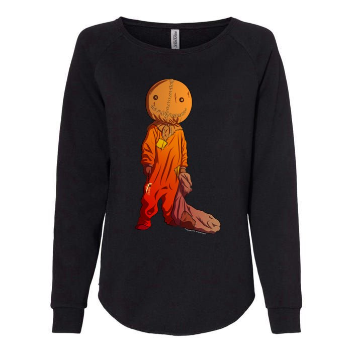 Sam Treat Or Trick Halloween Womens California Wash Sweatshirt