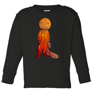 Sam Treat Or Trick Halloween Toddler Long Sleeve Shirt