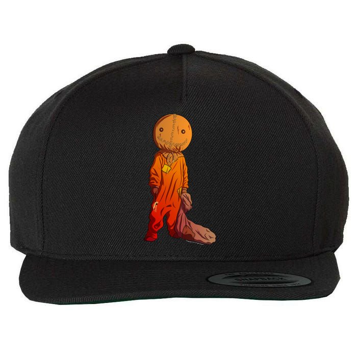 Sam Treat Or Trick Halloween Wool Snapback Cap