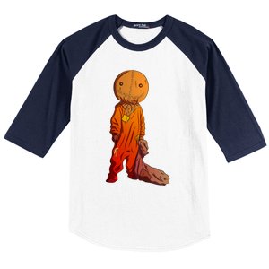 Sam Treat Or Trick Halloween Baseball Sleeve Shirt