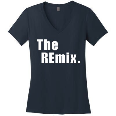 The Remix. Women's V-Neck T-Shirt