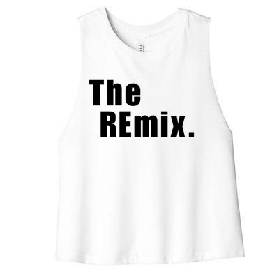 The Remix. Women's Racerback Cropped Tank