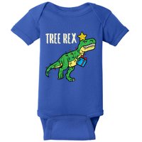 Tree Rex Trex Dino Funny Xmas Toddler Boys Christmas Cool Gift Baby Bodysuit