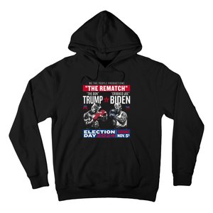 The Rematch The Don And Crooked Joe Pro Trump 2024 Funny Hoodie