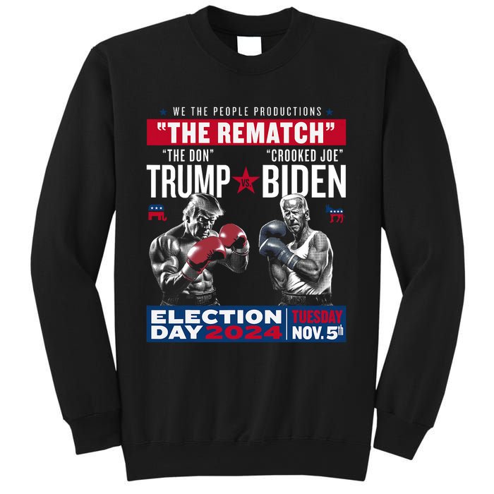 The Rematch The Don And Crooked Joe Pro Trump 2024 Funny Sweatshirt