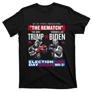 The Rematch The Don And Crooked Joe Pro Trump 2024 Funny T-Shirt