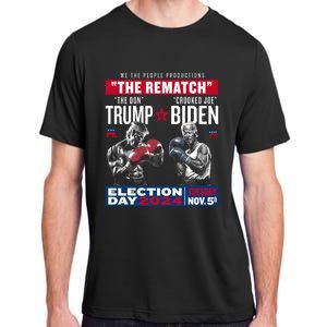 The Rematch The Don And Crooked Joe Pro Trump 2024 Funny Adult ChromaSoft Performance T-Shirt