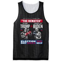 The Rematch The Don And Crooked Joe Pro Trump 2024 Funny Mesh Reversible Basketball Jersey Tank