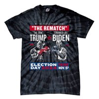 The Rematch The Don And Crooked Joe Pro Trump 2024 Funny Tie-Dye T-Shirt