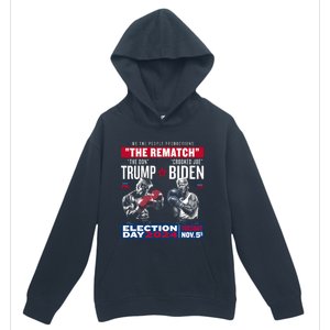 The Rematch The Don And Crooked Joe Pro Trump 2024 Funny Urban Pullover Hoodie