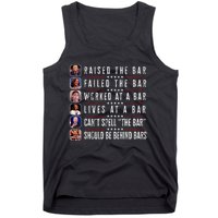 Trump Raised The Bar Harris Failed Funny Trump Politicians Tank Top