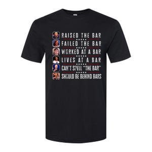 Trump Raised The Bar Harris Failed Funny Trump Politicians Softstyle CVC T-Shirt