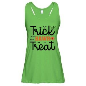 Trick Rawr Treat Halloween Gift Ladies Essential Flowy Tank