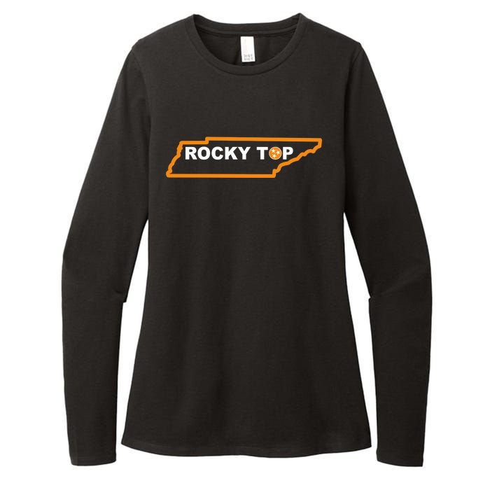 Tennessee Rocky Top TN Rocky Top Volunteer State Vintage Womens CVC Long Sleeve Shirt