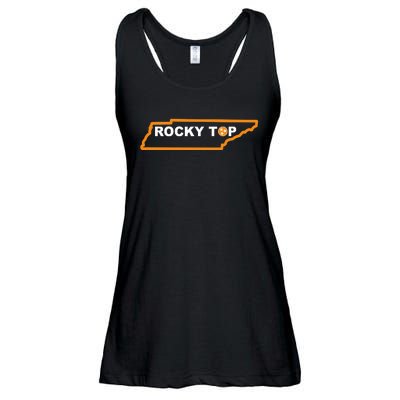 Tennessee Rocky Top TN Rocky Top Volunteer State Vintage Ladies Essential Flowy Tank