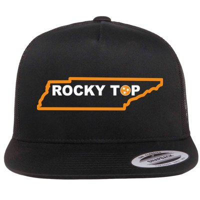 Tennessee Rocky Top TN Rocky Top Volunteer State Vintage Flatbill Hat