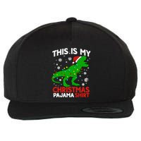 Tree Rex This Is My Christmas Pajama Gift Wool Snapback Cap