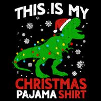Tree Rex This Is My Christmas Pajama Gift Wool Snapback Cap