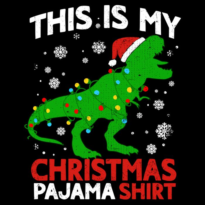 Tree Rex This Is My Christmas Pajama Gift Wool Snapback Cap