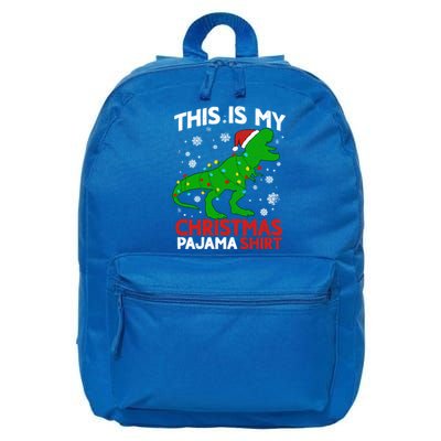 Tree Rex This Is My Christmas Pajama Gift 16 in Basic Backpack