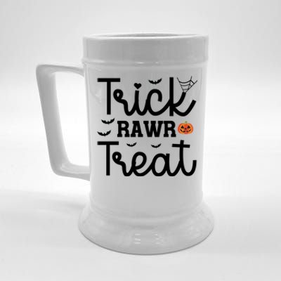 Trick Rawr Treat Halloween Great Gift Beer Stein