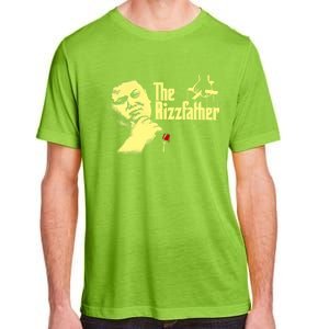 The Rizzfather The Rizzler Godfather Funny Meme Adult ChromaSoft Performance T-Shirt