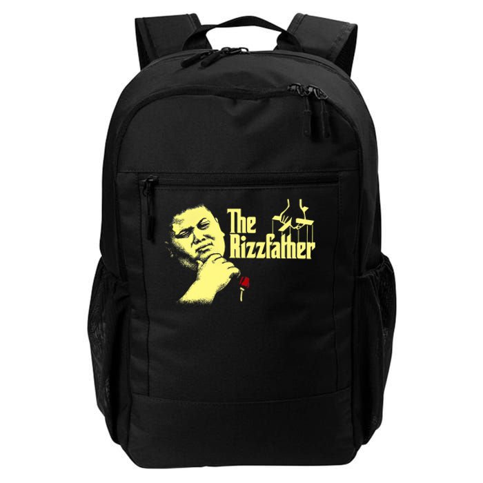 The Rizzfather The Rizzler Godfather Funny Meme Daily Commute Backpack