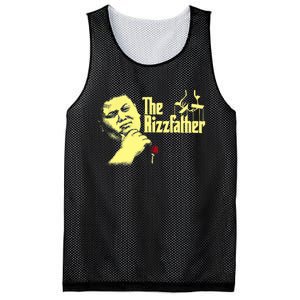 The Rizzfather The Rizzler Godfather Funny Meme Mesh Reversible Basketball Jersey Tank