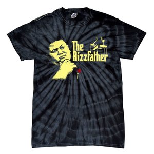 The Rizzfather The Rizzler Godfather Funny Meme Tie-Dye T-Shirt