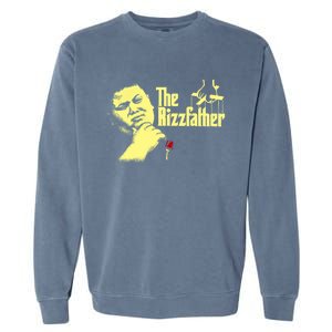 The Rizzfather The Rizzler Godfather Funny Meme Garment-Dyed Sweatshirt